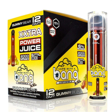 Bang xxl 2000 Puffs Vape jetable