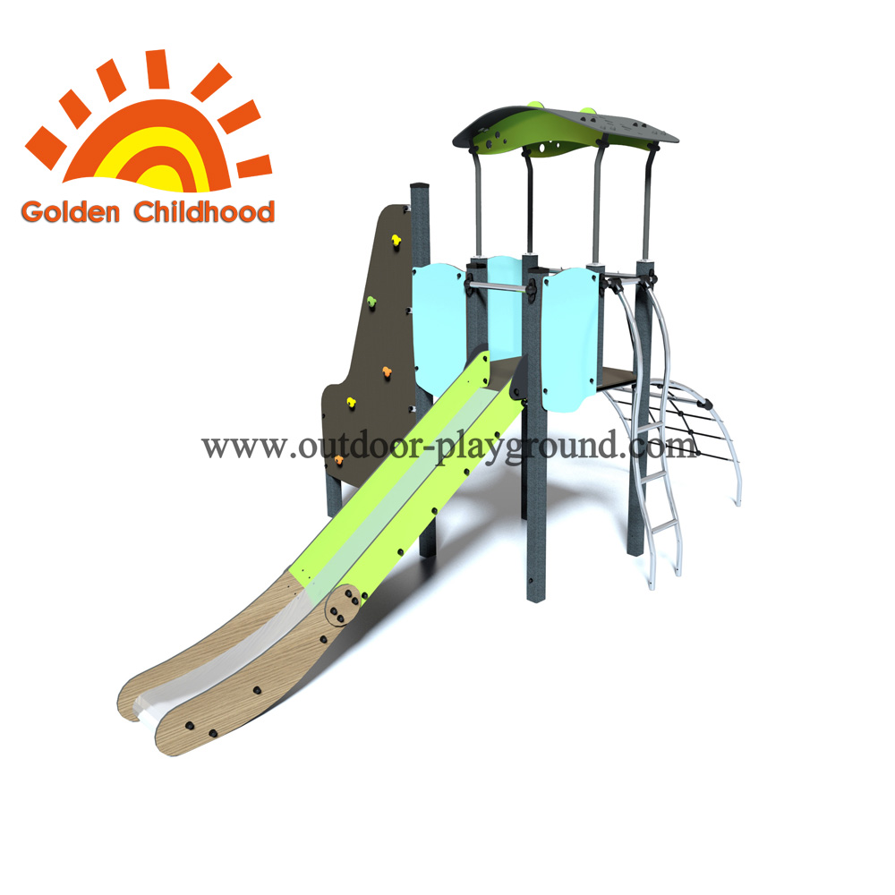 Climber Slide Panel Outdoor Playground Facility For Children