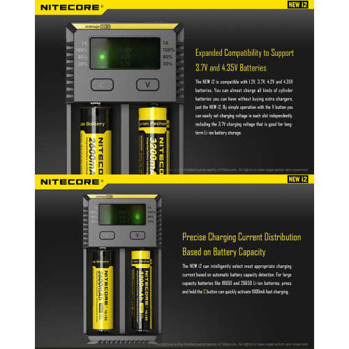 Hot Portable Nitecore I2 Charger 2017