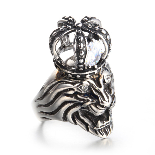 lion diamond ring