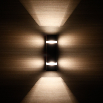 Modern Outdoor Wall Light: Up and Down Sconces Waterproof Exterior Mount