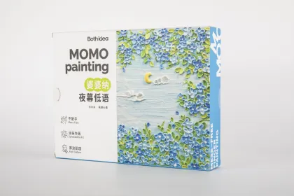 Oil mud painting texture painting art DIY color