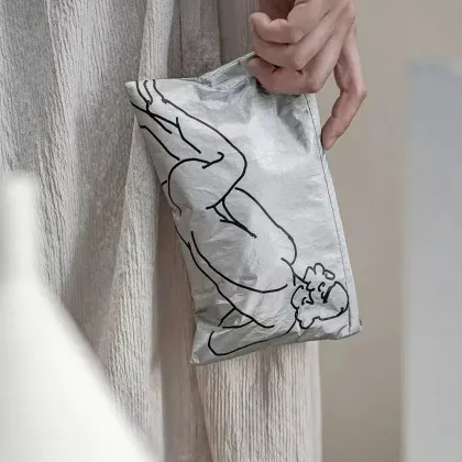 Untearable Waterproof Tyvek Bag with Zipper - Customized Tyvek Zipper Pouch