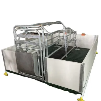 Hot Dipped Farrowing Crates with PVC Fence for Pig Raising Equipment