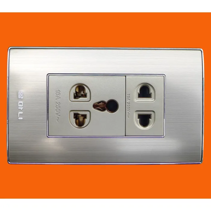 Soket TV Dinding Baru dengan Soket Tel (AL2078S)