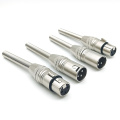 3-Pin Metal KTV Microphone XLR Plug Cable Connector