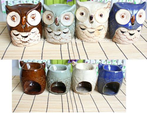 2014 New Ceramic Owl Oil Burner and Ceramic Owl