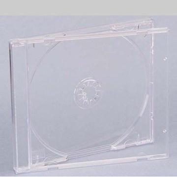Standard (10.4mm) 1-CD Jewel case with Clear tray