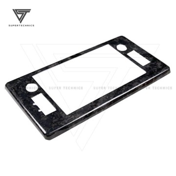 Dry Forged Carbon Fiber Navigation Surround Cover for Toyota GR86 2021-2023