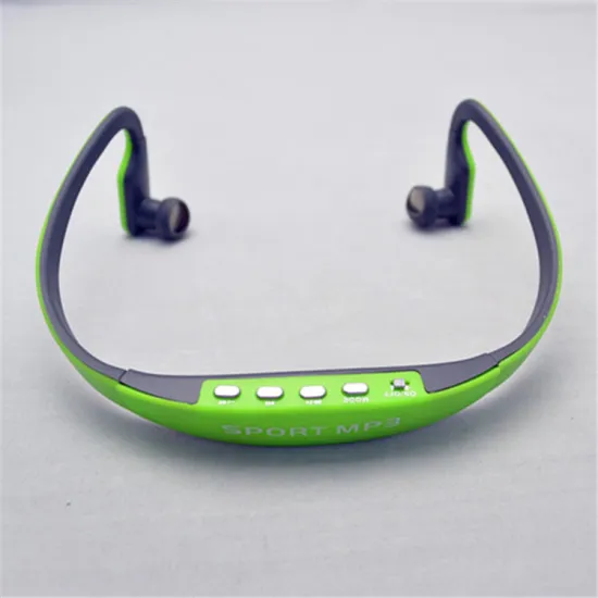 Neckband Style Colorful Durable MP3 In-ear Earphone with Card Slot