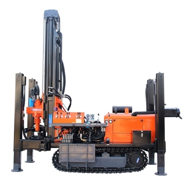 Heavy Duty Integrated DTH Drilling Rig with Air Compressor and Dust Collector