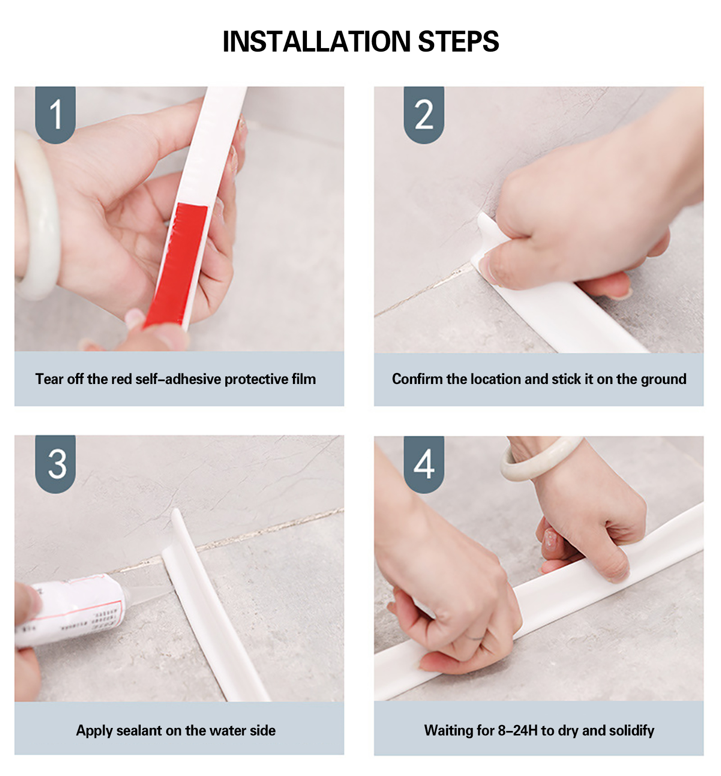 Silicone Water Barrier Strip