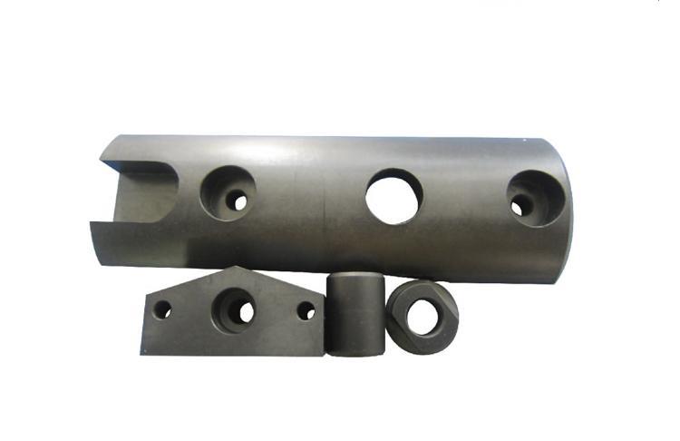 PEEK parts set of four used in the aerospace industry
