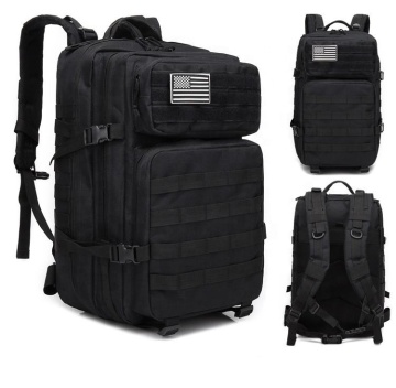Low MOQ 900D Oxford Tactical Backpack 45L with Molle Pouch for Assault and Camping