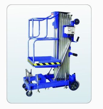 Rated Load 125 Kg Ac 220v / 50hz Aluminum Alloy Hydraulic Lifting Platform