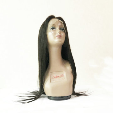 360 lace frontal wig human hair,360 frontal wig, Natural color indian women hair wig lace