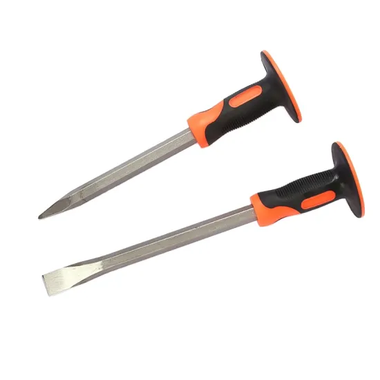 Chrome Plated Rubber Sleeve Chisel: Specifications for Sizes 250mm, 300mm, and 350mm