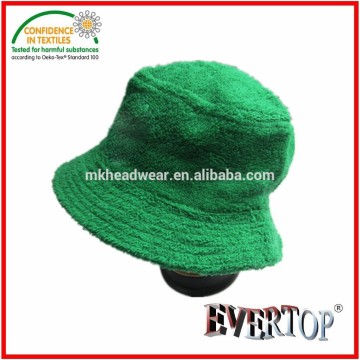 fashionable blank floppy terry towel bucket hat