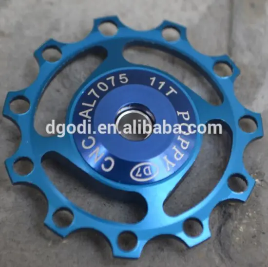 color anodized aluminum pulley wheels as bicycle pulley wheel