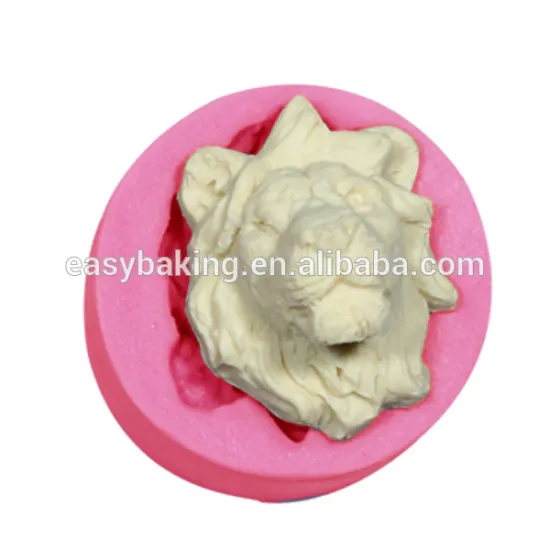 Hot Sales Cake Decorating Lionhead Fondant Silicone Mold