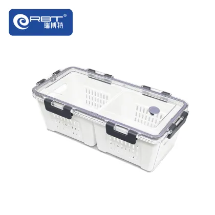Rectangular sealed box with lid