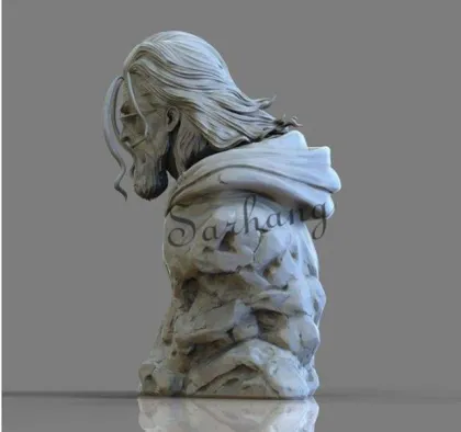 Marble Famous Poet William Shakespeare Bust Sculpture