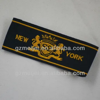 custom woven clothing label