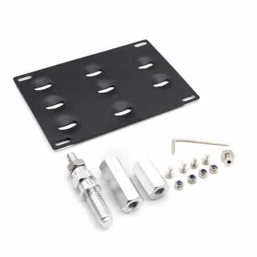 BMW Series License Plate Frame Mount Tow Hook Bracket and Registration Plate Holder