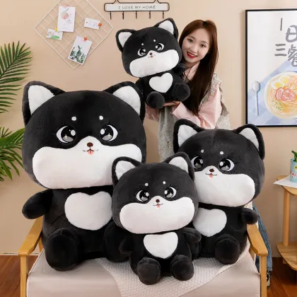 Black Cat Plush Toy - Adorable Black Cat Kitten Doll