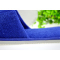 Blue Terry Slipper Open Toe Towel Slipper