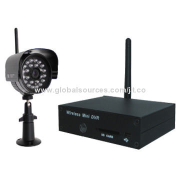4-channel Wireless Mini DVR, Recording Security System, 182 x 122 x 30mm Dimensions