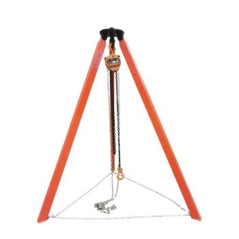 Iron Triangle Bracket for Hand Chain Hoist in Workshop