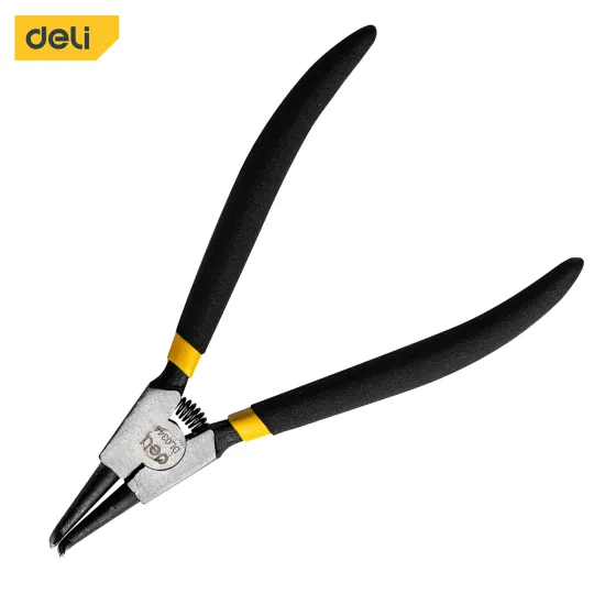 Deli EDL0344 tools external inner long-nose 7inch circlip plier