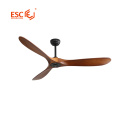 Ventilateur de plafond en bois massif de 60 pouces