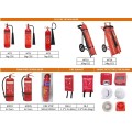 Équipement de lutte contre l'incendie 25 kg Trolley Extintores