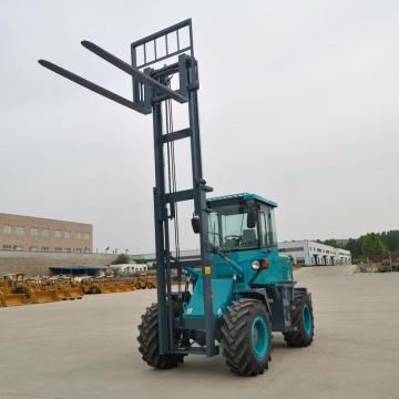 Small 2ton off-road forklift 4x4 chinese factory