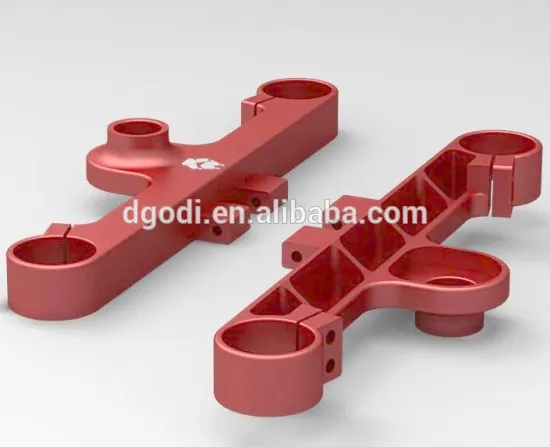 oem cnc machining red anodized aluminum names of motorcycle parts