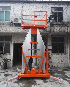 Single Mast Portable Aluminum Work Platform