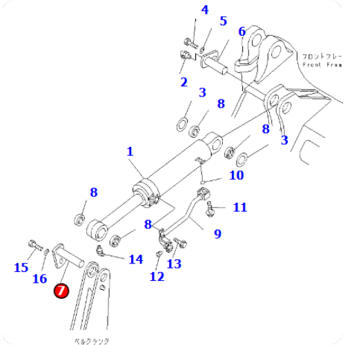 Loader WA200-6 Pin 418-70-11941