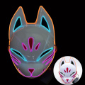 Máscara facial completa LED Glow Anime Fox