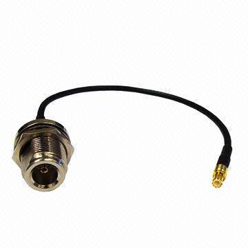 RF Coaxial Antenna Cable, N Female to MCX Male