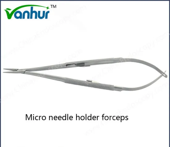 Ent Basic Surgical Instruments Micro Needle Holder Forceps
