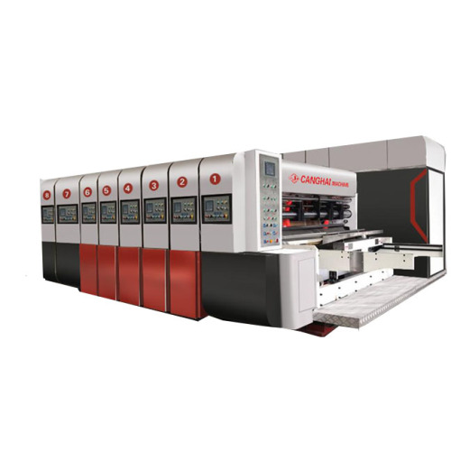 Auto Servo Adsorb Transfer Print Slot Die-cutting Machine