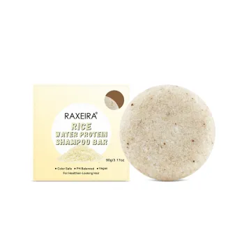 Private Label Handmade Natural Organic Rosemary Rice Water Hair Shampoo Bar Soap