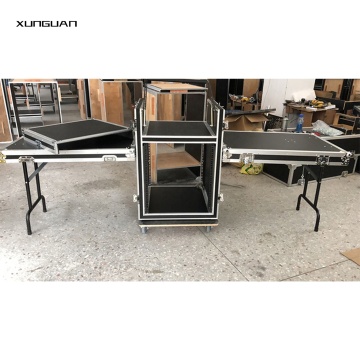 ミキサーとアンプのアルミニウム衝撃プルーフラックケース-OEM