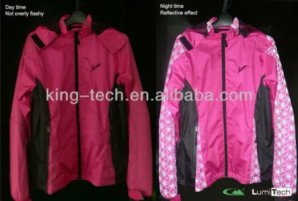 Floral Printing LumiTech Retroreflective Fabric