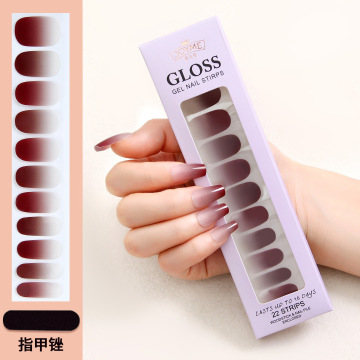 Customizable Fashionable Semi-Cured Nail Wraps: Your Personalized Sticker Solution for Nail Art