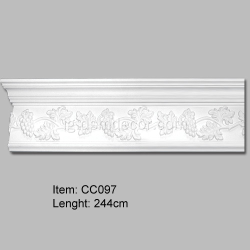 Polyurethane Grape Crown Molding