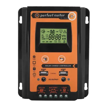 12V/24V 30A Intelligent MPPT Auto Solar Charge Controller Over Voltage Protection Solar Panel Battery Regulator LCD Display
