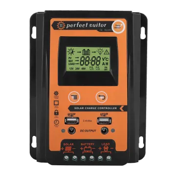 12V/24V 30A Intelligent MPPT Auto Solar Charge Controller Over Voltage Protection Solar Panel Battery Regulator LCD Display